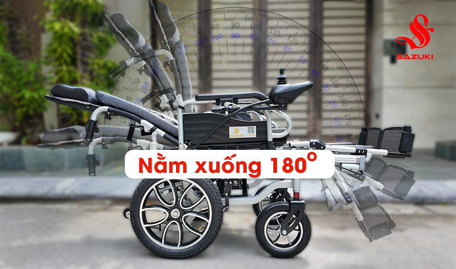 Xe lăn điện dòng ngả nằm