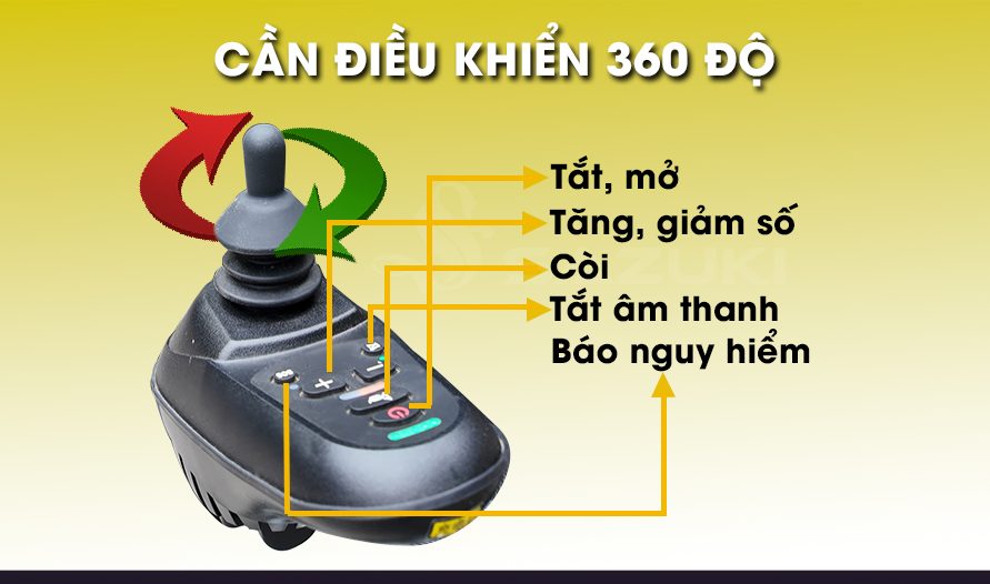 Pin xe lăn điện dung lượng lớn cho quãng đường đi xa, sạc đầy dùng bền tại 3T Mart